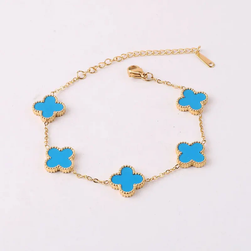 Bracelet Azzurra Trèfle Bleu