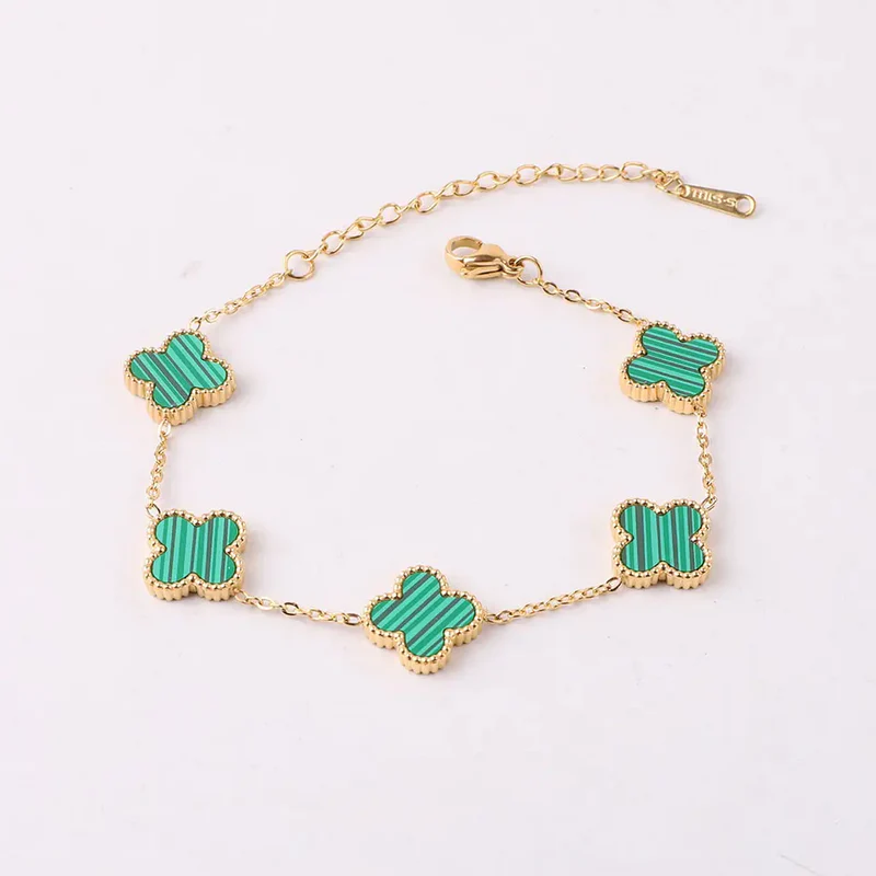 Bracelet Celia Trèfle Vert