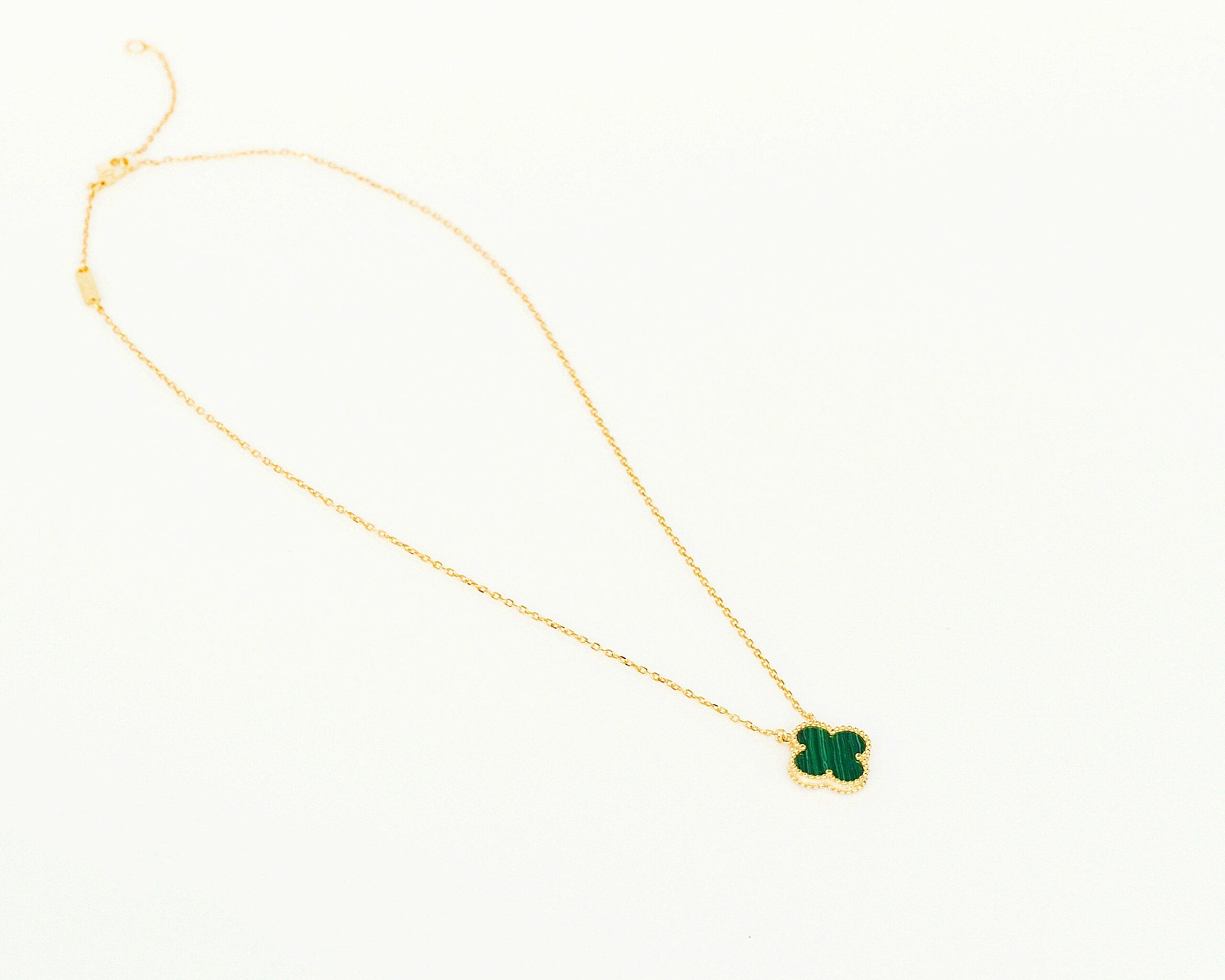 Collier  Célia Trèfle Vert