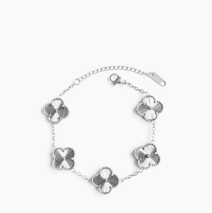 Bracelet trèfle à quatre feuilles Estella